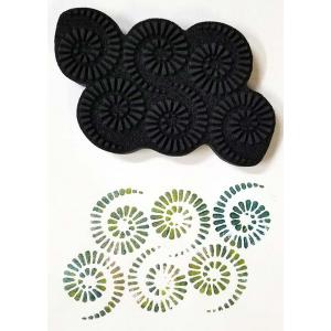 Joggles Foam Stamp - Shrimp Spirals [57657]