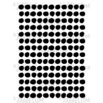 Joggles Itty Bitty ATC Stencil - Mini Dots Row By Row [57477]