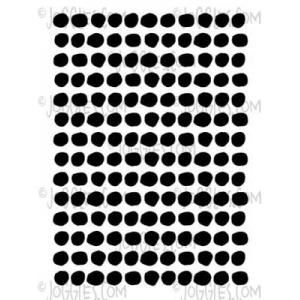 Joggles Itty Bitty ATC Stencil - Mini Dots Row By Row [57477]