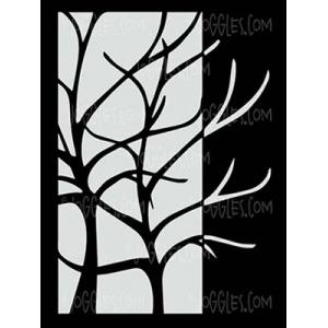 Joggles Itty Bitty Stencil - Trees [57436]