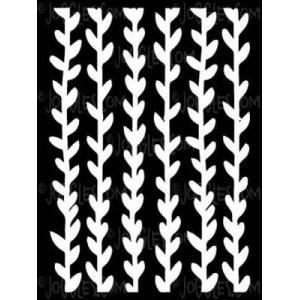 Joggles Itty Bitty Stencil - Vertical Vines [57488]