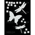 Joggles Itty Bitty Stencil - Winged Things [57438]
