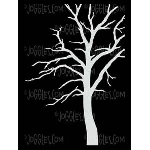 Joggles Itty Bitty Stencil - Winter Tree [57441]