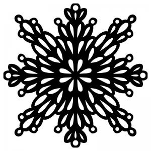 Joggles / Keren Tamir 6" x 6" Mask - Snow Flower [75027]