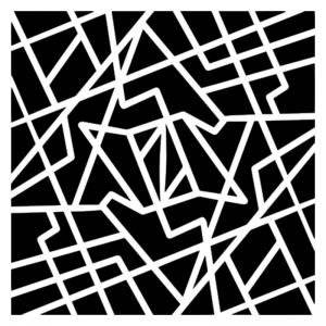 Joggles / Keren Tamir 6" x 6" Stencil - Roadmap [57592]