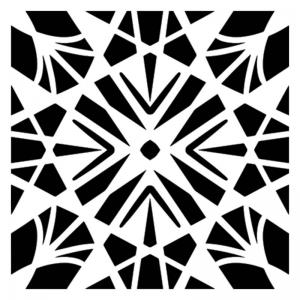 Joggles / Keren Tamir 6" x 6" Stencil - Stained Glass [57595]
