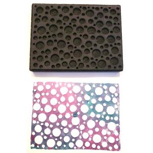 Joggles / Keren Tamir Foam Stamp - Circle Texture Background [57276]