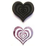 Joggles / Keren Tamir Foam Stamp - Heart Texture #1 [57277]