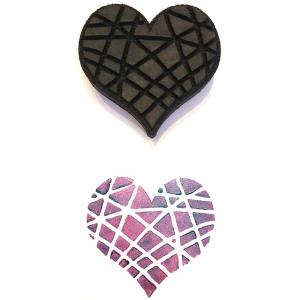 Joggles / Keren Tamir Foam Stamp - Heart Texture #2 [57278]