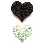 Joggles / Keren Tamir Foam Stamp - Heart Texture #3 [57279]