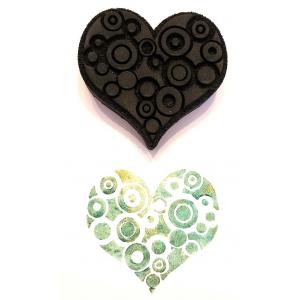 Joggles / Keren Tamir Foam Stamp - Heart Texture #3 [57279]