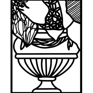 Joggles / Leanne Daquino Flowers & Vases Collection - Grecian Vase Mask [75197]