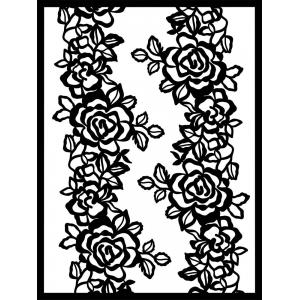 Joggles / Leanne Daquino Stencil - Rose Garden [53656]