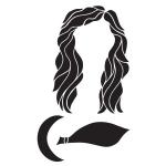 Joggles / Margaret Applin Designs 6" x 9" Fearless Face Stencil - Medium Hair #1 [33813]