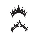 Joggles / Margaret Applin Designs 6" x 9" Fearless Face Stencil - Large Crowns [33814]