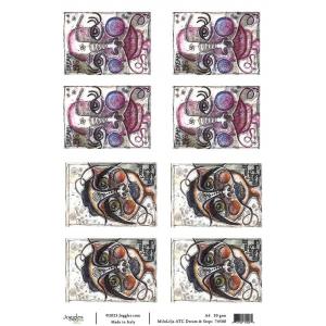 Joggles / Milo Lilja A4 Rice Paper - ATC Dream & Steps [74508]