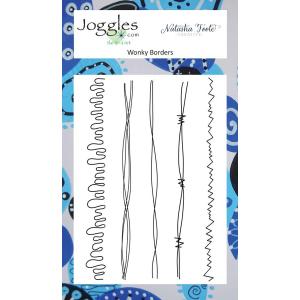 Joggles / Natasha Foote Clear Stamp Set - Wonky Borders [52166]