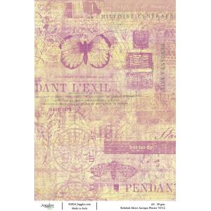 Joggles / Rebekah Meier A4 Rice Paper - Antique Flutter [74712]