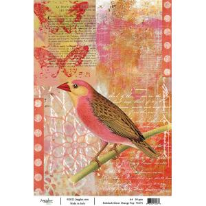 Joggles / Rebekah Meier A4 Rice Paper - Orange Pop [74473]
