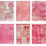 Joggles / Rebekah Meier A4 Rice Paper - Red & Pink Set Of 6, January 2026