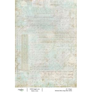 Joggles / Rebekah Meier A4 Rice Paper - Sepia - Blue [52354]