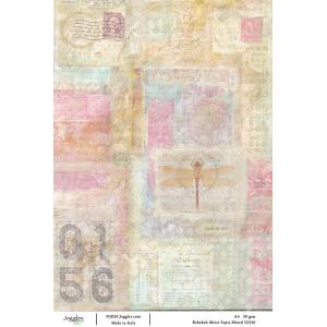 Joggles / Rebekah Meier A4 Rice Paper - Sepia - Mixed [52356]