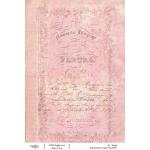 Joggles / Rebekah Meier A4 Rice Paper - Sepia - Pink [52357]