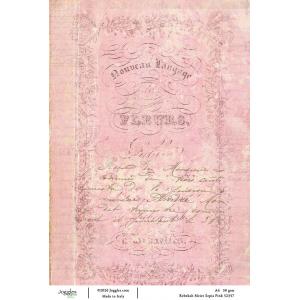 Joggles / Rebekah Meier A4 Rice Paper - Sepia - Pink [52357]