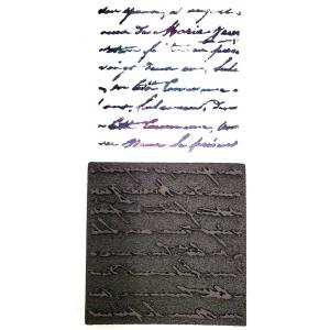 Joggles / Rebekah Meier Foam Stamp - Script [57288]