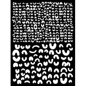 Joggles / Ronda Palazzari Stencil - Crescent Flow [53754]