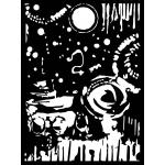 Joggles / Ronda Palazzari Stencil - Fractured Time [53756]