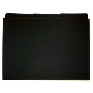 Joggles Smooth & Sturdy Black 5" x 7" Tabbed Index Card Dividers Set [57720]