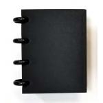 Joggles Smooth & Sturdy Black Disc Bound Journal - 3" x 4" [57180]