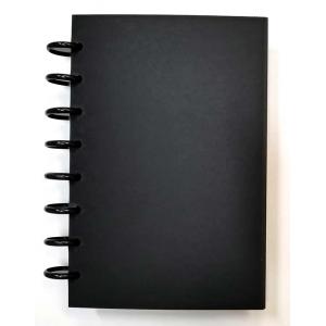 Joggles Smooth & Sturdy Black Disc Bound Journal - 6" x 9" [57169]