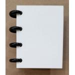 Joggles Smooth & Sturdy White Disc Bound Journal - 3" x 4" [57329]