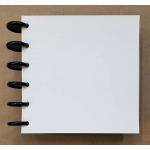 Joggles Smooth & Sturdy White Disc Bound Journal - 6" x 6" [57330]