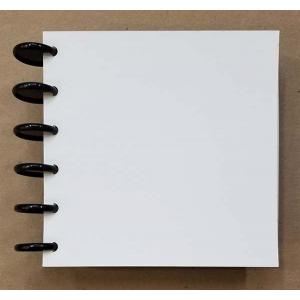 Joggles Smooth & Sturdy White Disc Bound Journal - 6" x 6" [57330]