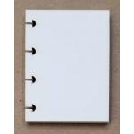 Joggles Smooth & Sturdy White Disc Bound Journal Additional Pages - 3" x 4" [57337]