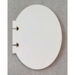 Joggles Smooth & Sturdy White Disc Bound Journal Additional Pages - 3" x 4" Oval [74321]