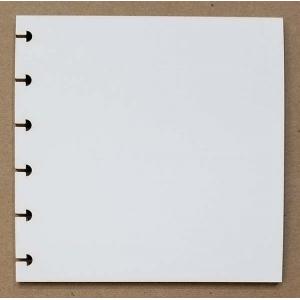 Joggles Smooth & Sturdy White Disc Bound Journal Additional Pages - 6" x 6" [57338]