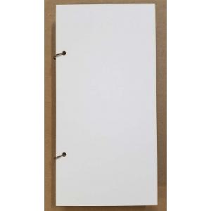 Joggles Smooth & Sturdy White Ring Bound Journal - 6" x 12" [57214]