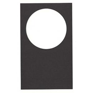 Joggles Specimen Cards - Round Black - Medium [52386]