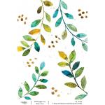 Joggles / Tiffany Sharpe A4 Rice Paper - Dewdrops Serenade - Morning Vines [52183]