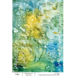 Joggles / Tiffany Sharpe A4 Rice Paper - Whispers Of Nature - Misty Shore [52208]
