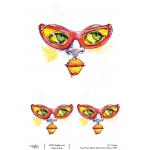 Joggles / Traci Owens A4 Rice Paper - Mellow Yellow - Dream Chaser [74619]