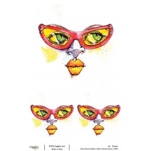 Joggles / Traci Owens A4 Rice Paper - Mellow Yellow - Dream Chaser [74619]