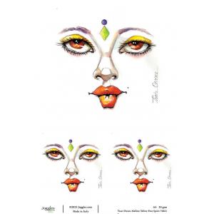 Joggles / Traci Owens A4 Rice Paper - Mellow Yellow - Free Spirit [74621]