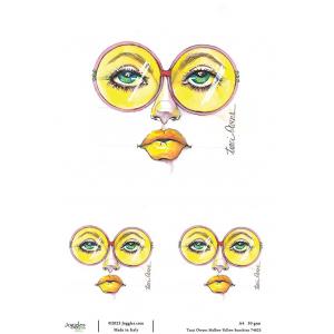 Joggles / Traci Owens A4 Rice Paper - Mellow Yellow - Sunshine [74625]