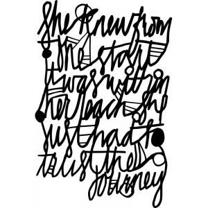 Joggles / Traci Owens Rough Around The Edges 9" x 12" Mask - Within Reach [75113]