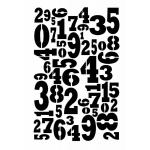Joggles / Vikki Reed 6" x 9" Stencil - Numbers Game [53689]